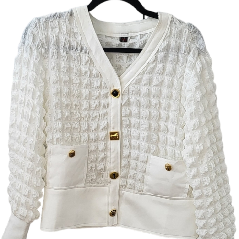 Quilted Sweater - S/M